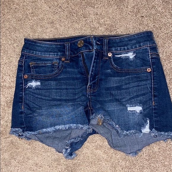 American Eagle Distressed Jean shorts - Picture 1 of 5